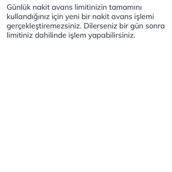 QNB Finansbank Kartımın Ani Nakit Avans Kısıtlaması Ve Çözüm Beklentim