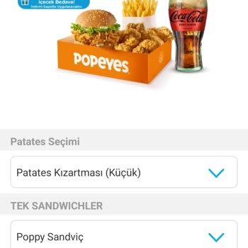 Popeyes Olan Poppy Sandviç Tavuk Parçası Çok Küçük Geldi