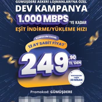 TurkNet Gigafiber İnternet Yok