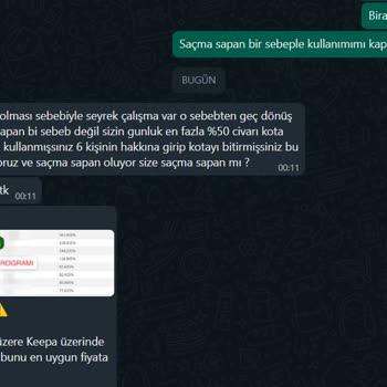Amzyazilimlari.com Kullanılmayan Kota Kısıtlaması Ve Müşteri Mağduriyeti