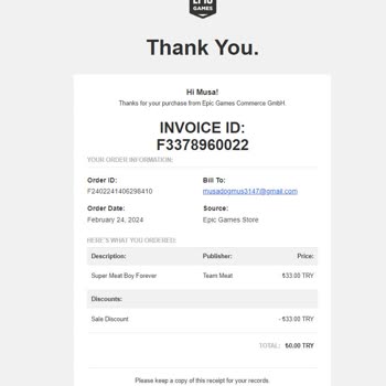 Epic Games Hesabım Çalındı Faturam Var