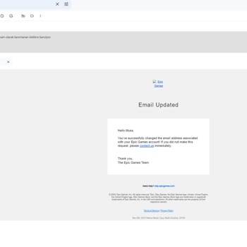 Epic Games Hesabım Çalındı Faturam Var