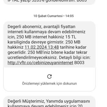 Vodafone Haksız Yere Yapılan İnternet Paketi Kesintisi Ve İade Beklentim