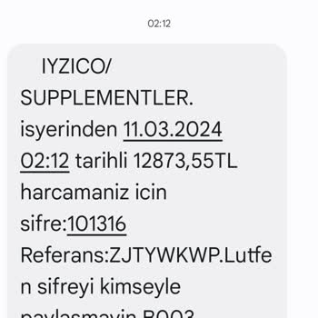 Trendyol Ziraat Kredi Kartımdan Alışveriş Yapılmış