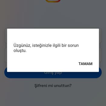 Instagram Sürekli Hata Veriyor Hesabıma Giriş Yapamıyorum