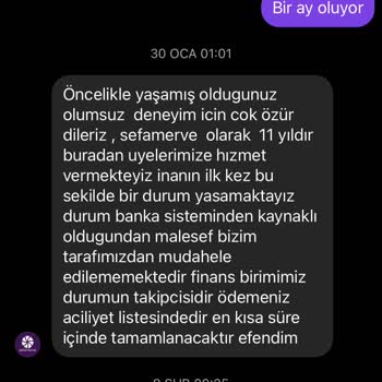 Sefamerve İade Ücreti Yatırılmaması