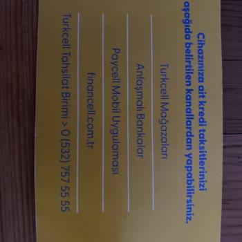 Turkcell Son Taksiti Ödememe İzin Vermiyor
