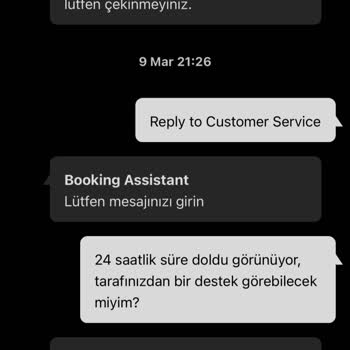Booking.com Müşteri Hizmetleri Ve Tesisin İlgisizliği Hayal Kırıklığı Yarattı