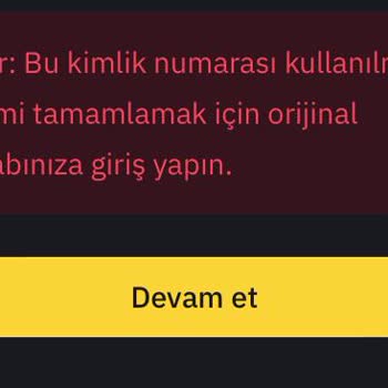 Binance Hesap Sorunu Yaşıyorum