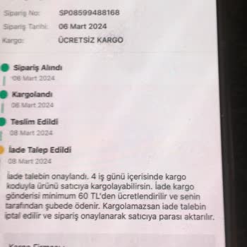 Dolap Uyumsuz Ürün Ve Fahiş İade Ücretiyle Mağduriyet