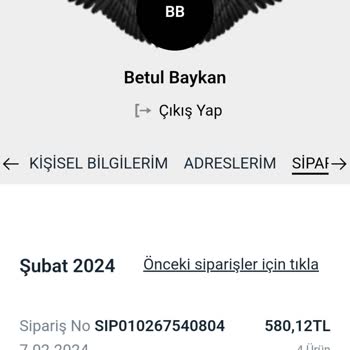 Kartal Yuvası Eksik Ürün Gönderimi