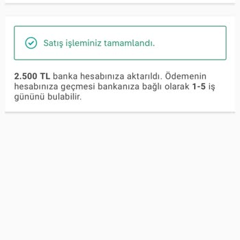 Sahibinden Param Güvende Hesaba Geç Para