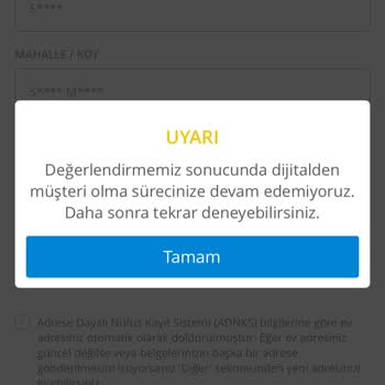 Denizbank Mobilden Müşteri Olma Sorunu