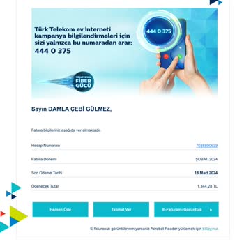 Türk Telekom Cihazları İade Etmemize Rağmen