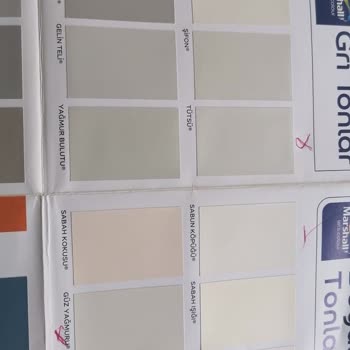 Marshall Boya Renk Kartelası Hayal Kırıklığı: Beklenen Ekru, Gelen Mavi Lila