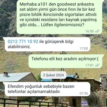 A101 Ankastre Set 3 Aydır İlgilenmiyorlar