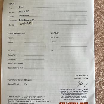 Silverline Paramla Onarım Yapamıyorum.