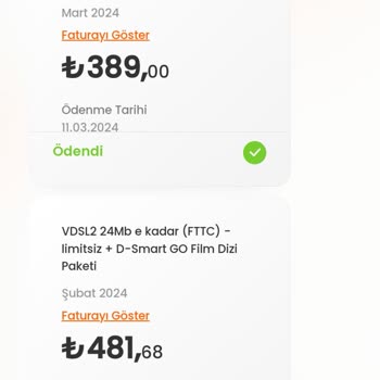 D Smart Abonelikte Beklenmedik Fatura Sürprizi