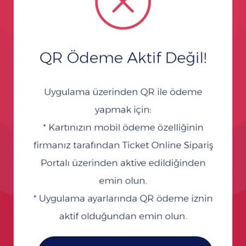Edenred Ticket Market Kart Ödeme Hatası