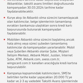 Akbank Faizsiz Nakit Avans Oyunu