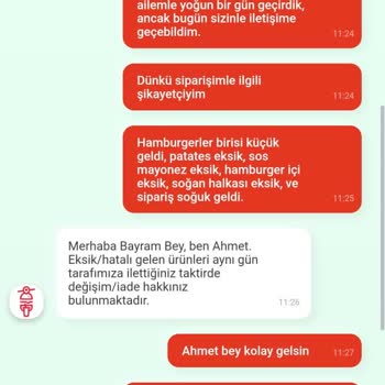 Tıkla Gelsin Eksik Ve Soğuk Sipariş Hayal Kırıklığı