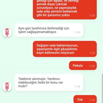 Tıkla Gelsin Eksik Ve Soğuk Sipariş Hayal Kırıklığı