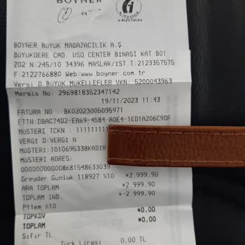 Boyner Den Alınan Ayakkabı Sorunu