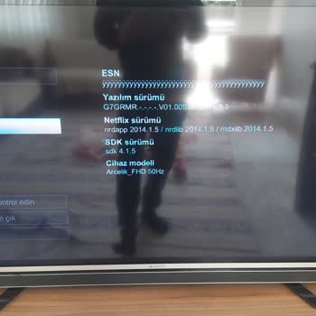 Arçelik Smart TV Netflix Hatası Ve Hatasını Düzeltmemesi