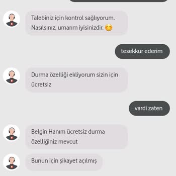 Vodafone Fatura İade Talebi
