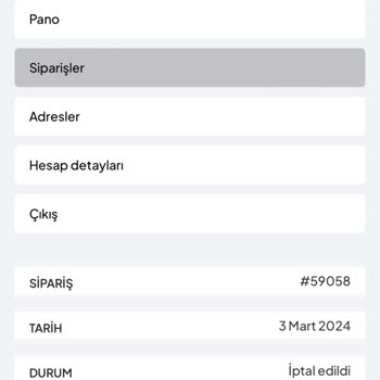 Sultananne.com Sipariş İptali Ve İade Sorunu