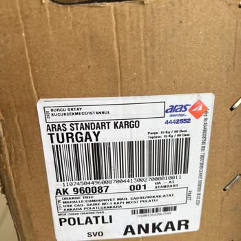 Aras Kargo Kendi Parçaladığı Ürüne Tanzim Açmıyor!