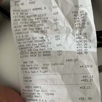Carrefour Market %50 İndirim Yansıtmadı!
