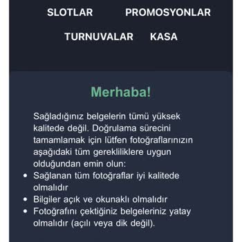 7Slots Hesap Doğrulama Ve Para Çekme Sıkıntısı