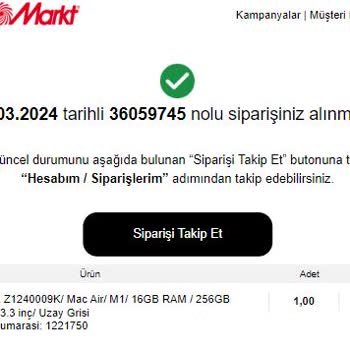Media Markt Ürüne Zam Yapıp İndirimli Siparişimi İptal Ediyor.