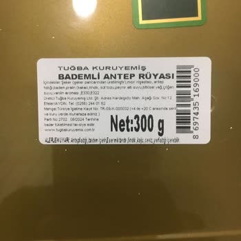 Tuğba Kuruyemiş Antep Rüyasından Çıkan Sert Cisim