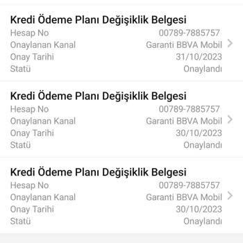Garanti Bankası Taşıt Kredisi Ödeme Planı Tarih Değişikliği Hk.