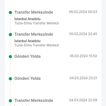Trendyol Express Tuzla Elma Transfer Merkezindeki Kargoların Günlerce Gelmemesi