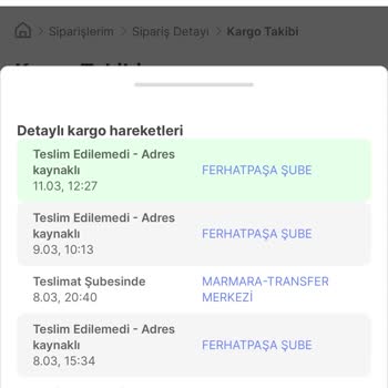 Yurtiçi Kargo Ürün Teslim Etmiyor