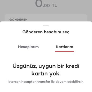 Akbank Kredi Kartını Para Transferi Hatası