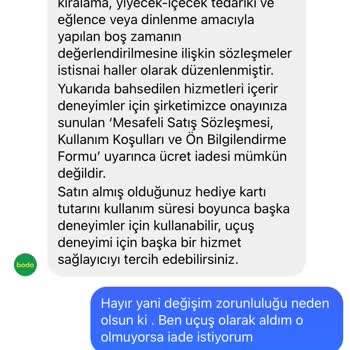 Bodo Uçuş Hediyesi Hayal Kırıklığına Dönüştü