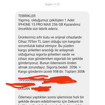 Selinnazbutik (Instagram) Sosyal Medya Üzerinden Düzenlenen Sahte Çekiliş İddiaları