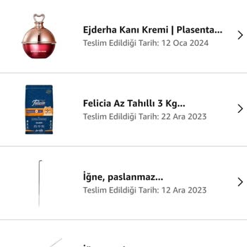 Amazon Dan Aldığım Ürünler Teslim Edilmedi
