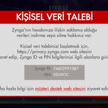 Zynga Oyun Çipim Kayboldu: Geri İadesini Talep Ediyorum