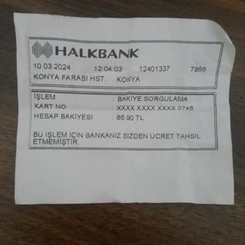 Ziraat Bankası Ziraat Kartımla Yaptığım İşlemde Halkbank ATM'si Paramı Yuttu