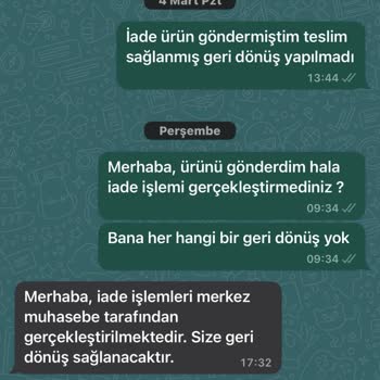 GiydimGidiyor İade İşlemi Gerçekleştirilmiyor