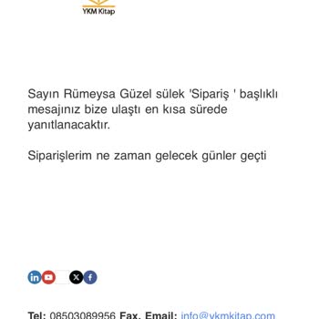 YKMkitap YKM Kitab Şikayeti