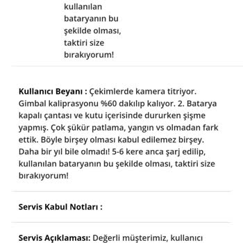 Hubsan Teknoloji Hubsan Garantili Üründen 14760 TL Para İstiyor!