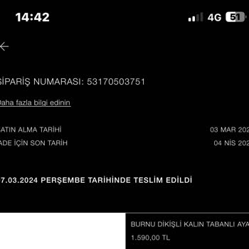 Zara'nın Teslimat Sorumsuzluğu