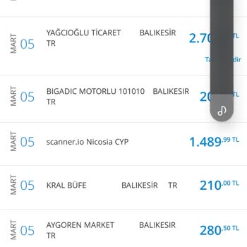 Scannero İzinsiz Hesaplarımdan Para Alınması