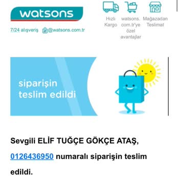 Watsons Kargo Mağduriyeti Müşteriye Ödetiliyor